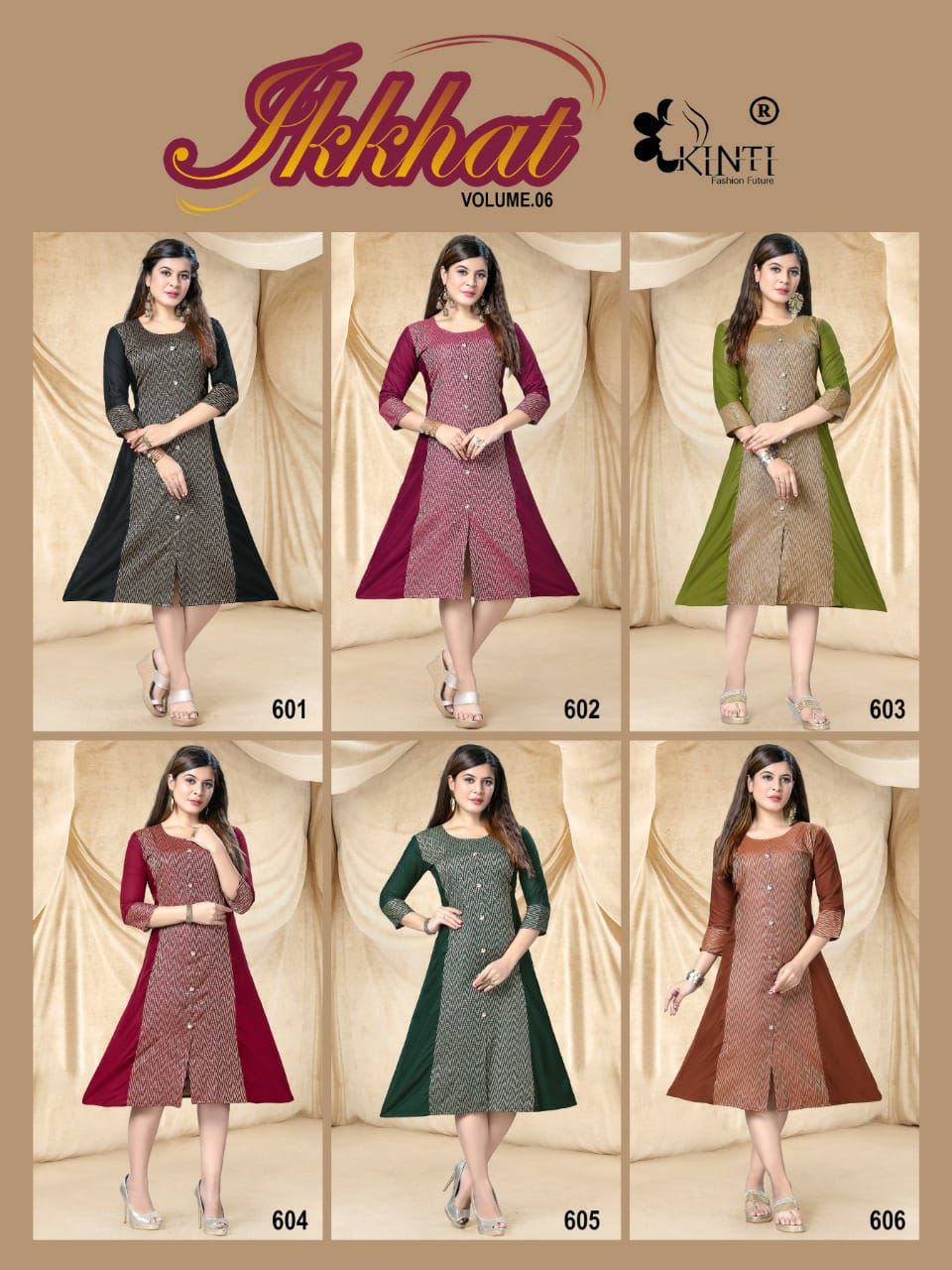 Kinti Ikkat 6 Ethnic Wear Printed Handloom Anarklai Latest Kurti Collection